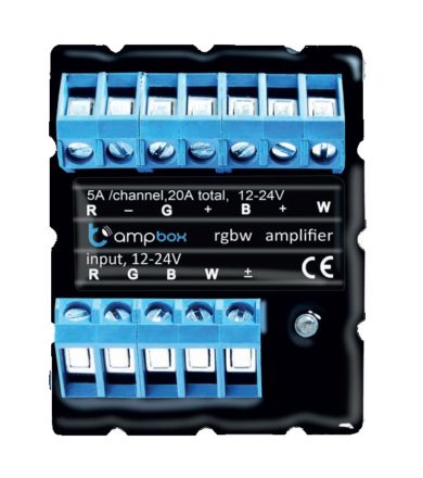 AmpBox – profesjonalny czterokanałowy wzmacniacz LED/ LED RGBW