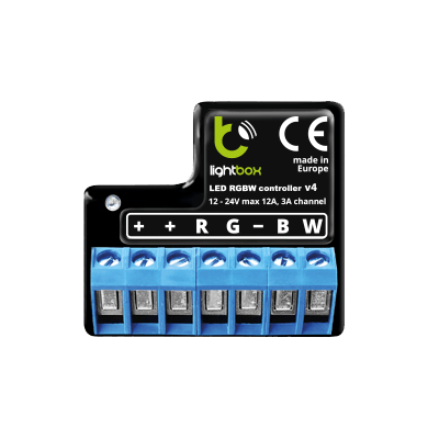 LightBox v4 – wielostrefowy sterownik oświetlenia LED/ LED RGBW bluetooth